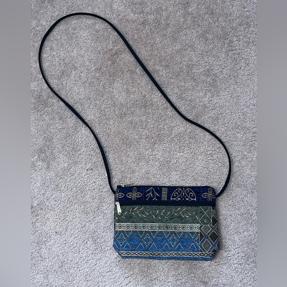 NWT Danny K Tapestry Crossbody